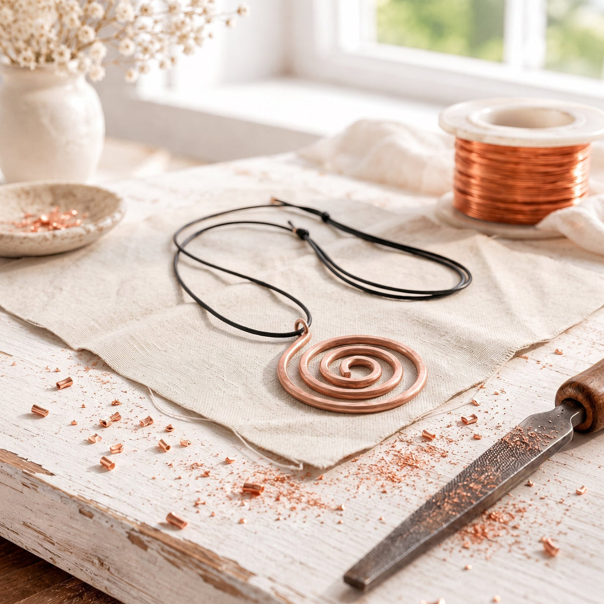 Collier Spirale