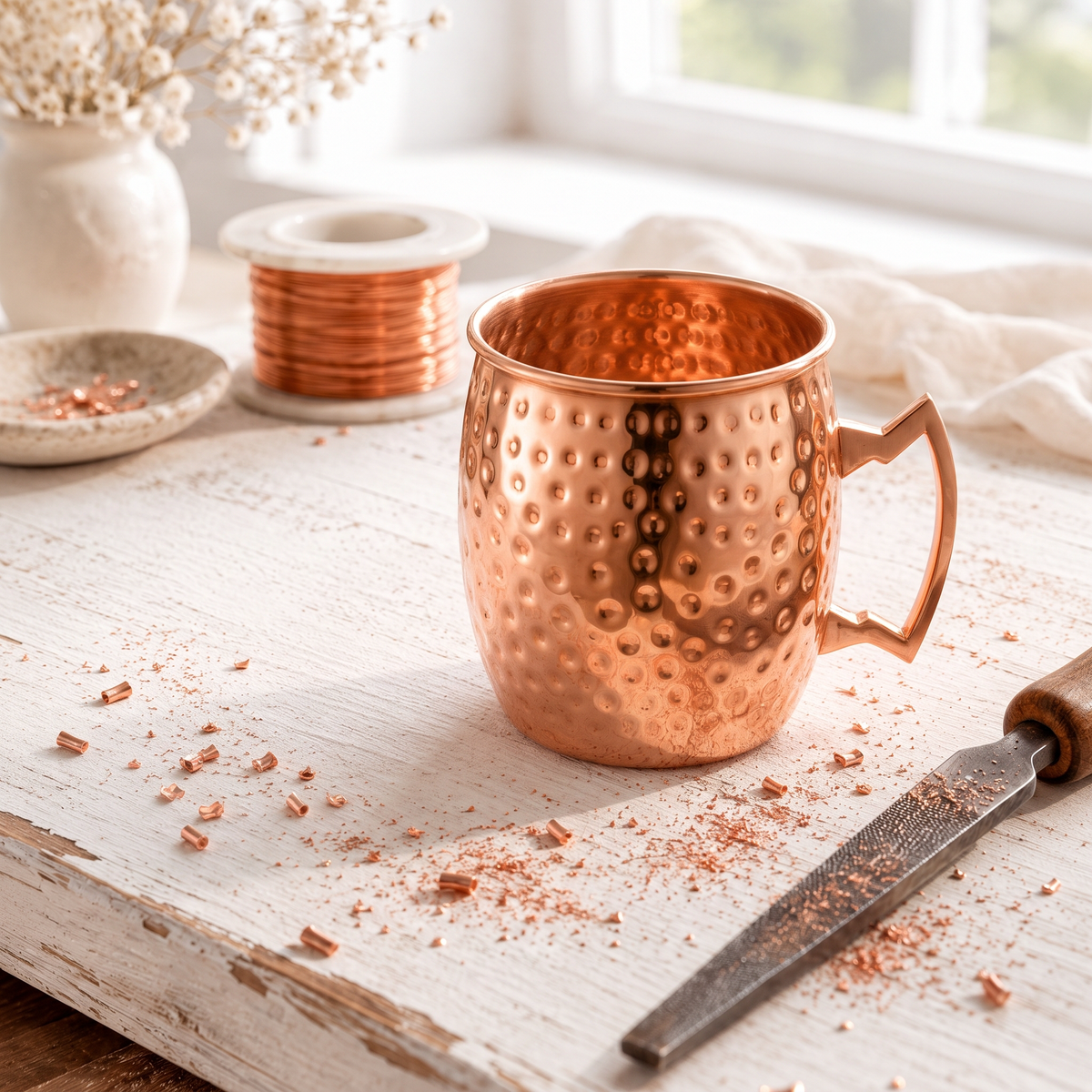 Tasse en cuivre