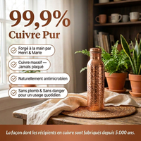 Bouteille en cuivre pur