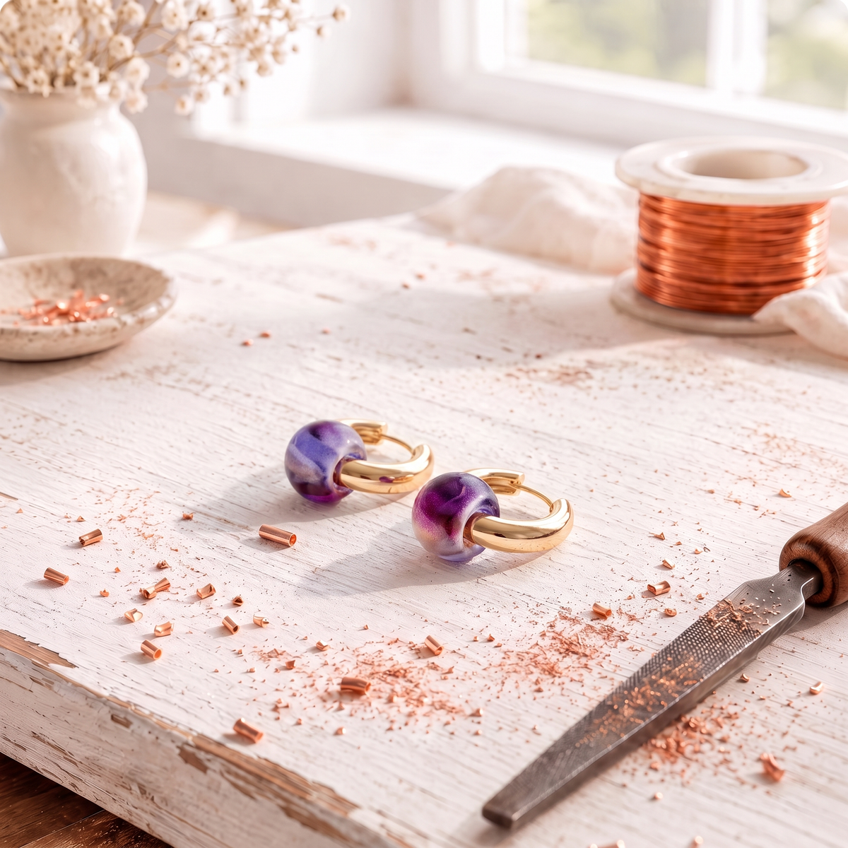 Boucles d'oreilles Prisme